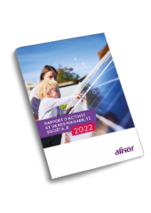 Rapport d'activité AFNOR - 2022